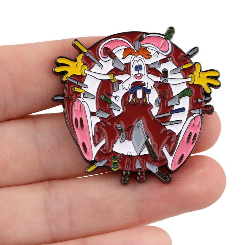 Chicken Enamel Lapel Pins Brooches For Backpacks Jackets Hats