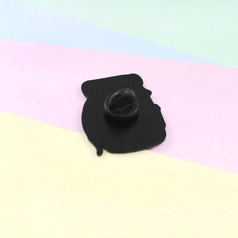Mysterious Bag Travel Backpack Oil Drop Brooch