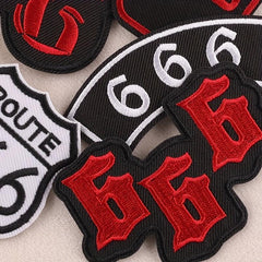 5pcs Embroidery Patches For Boys Coat DIY Iron on Sticker