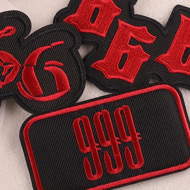 5pcs Embroidery Patches For Boys Coat DIY Iron on Sticker