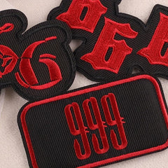 5pcs Embroidery Patches For Boys Coat DIY Iron on Sticker