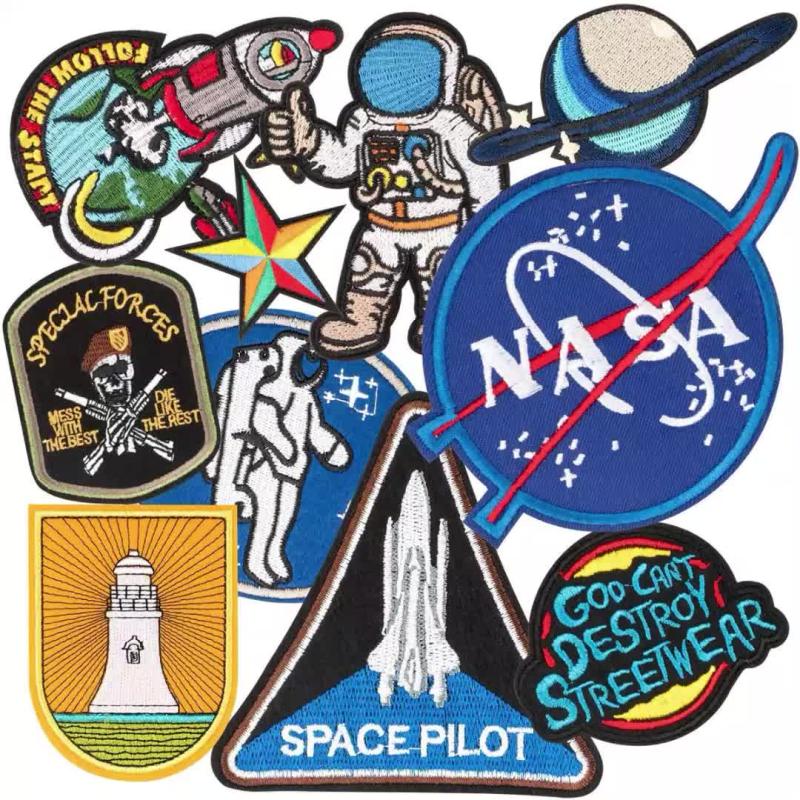 Men's Aviation Embroidery Patch Sticker DIY Clothes Bag Pants Decorative