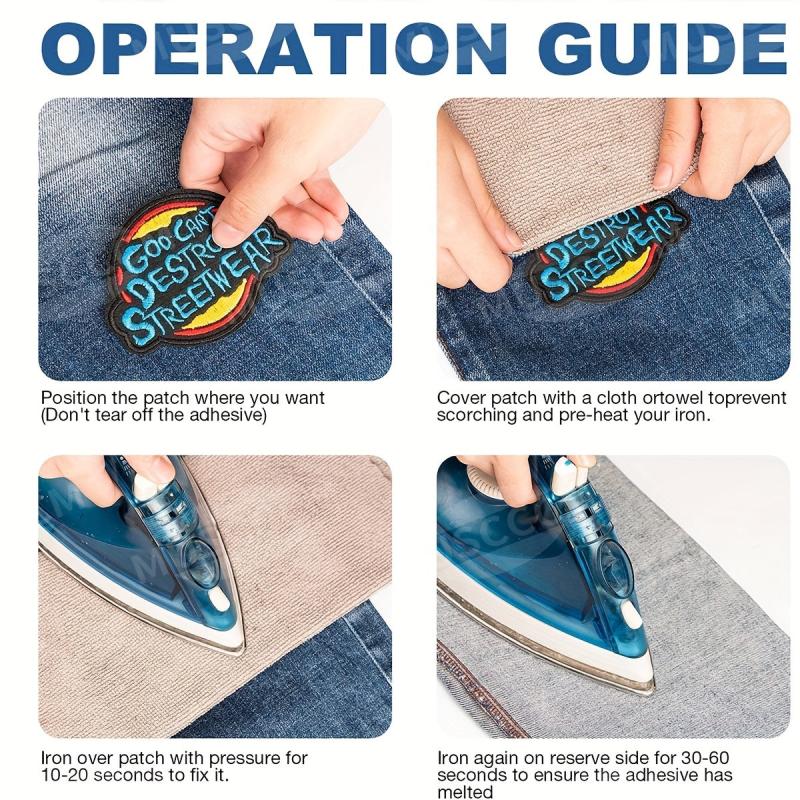 Men's Aviation Embroidery Patch Sticker DIY Clothes Bag Pants Decorative