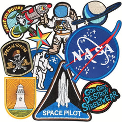 Men's Aviation Embroidery Patch Sticker DIY Clothes Bag Pants Decorative