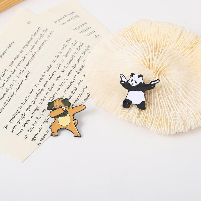 Panda Shar Pei Brooch Pin