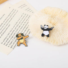 Panda Shar Pei Brooch Pin