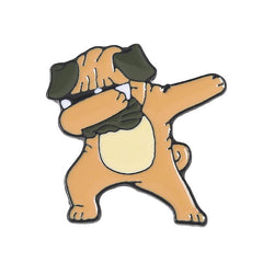 Panda Shar Pei Brooch Pin