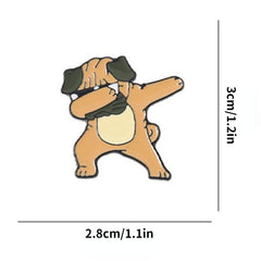 Panda Shar Pei Brooch Pin