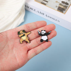Panda Shar Pei Brooch Pin