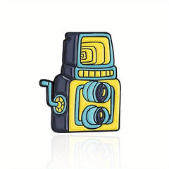 Film Camera Lens Photo Decorative Brooch For Men