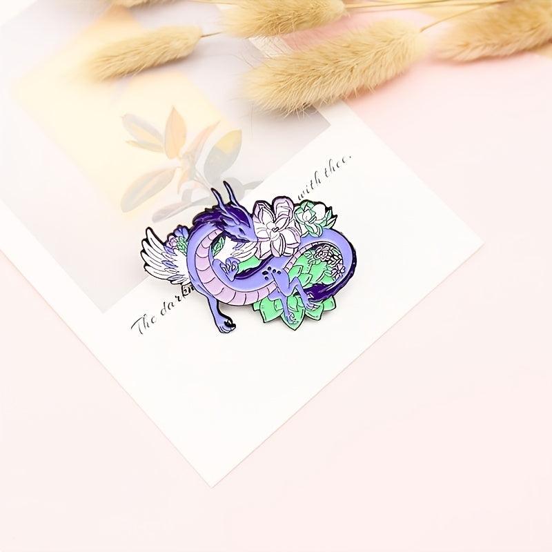 Dragon Zinc Alloy Emblem Pin for Halloween Party
