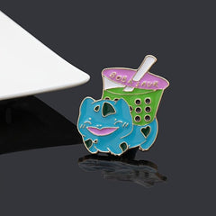 Men's Bubble Tea Lapel Pin