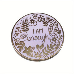 I Am Enough Mental Health Awareness Enamel Brooch Pins