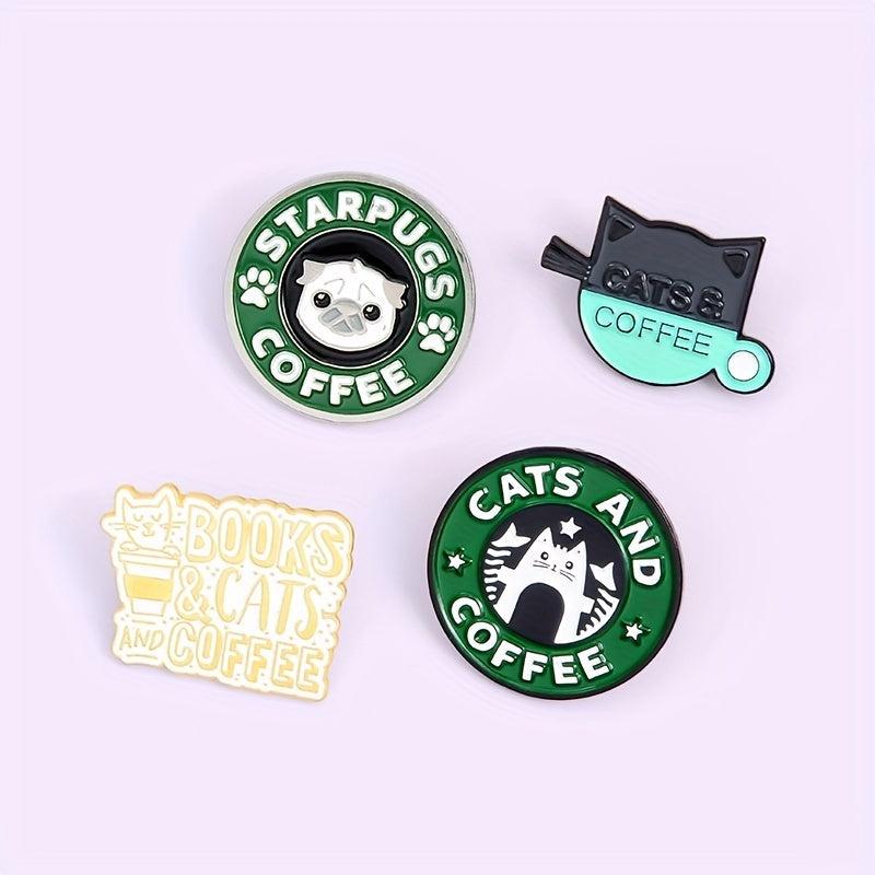 10pcs Random Cartoon Animal Brooch Pin Bag Accessories for Men