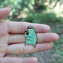 Men's Green Animal Pattern Zinc Alloy Pin