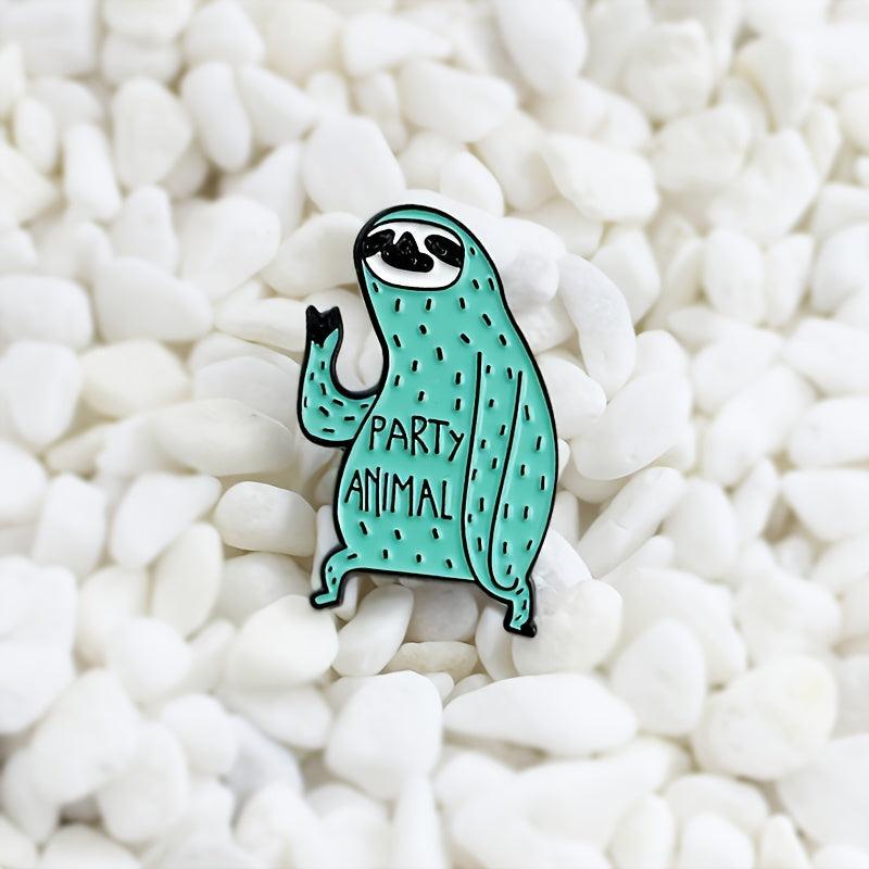 Men's Green Animal Pattern Zinc Alloy Pin
