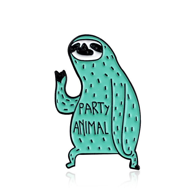 Men's Green Animal Pattern Zinc Alloy Pin