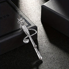 Men's Rhinestone Crown Scepter Brooch Clothing Accessory