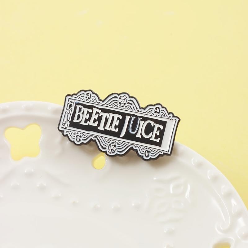 Beetle Juice Casual Novel Brooch Pin