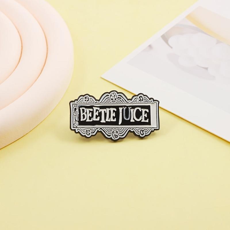 Beetle Juice Casual Novel Brooch Pin