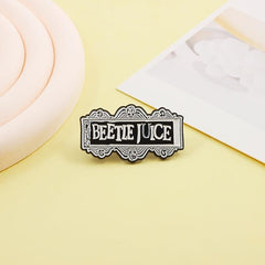 Beetle Juice Casual Novel Brooch Pin