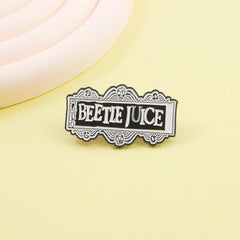 Beetle Juice Casual Novel Brooch Pin