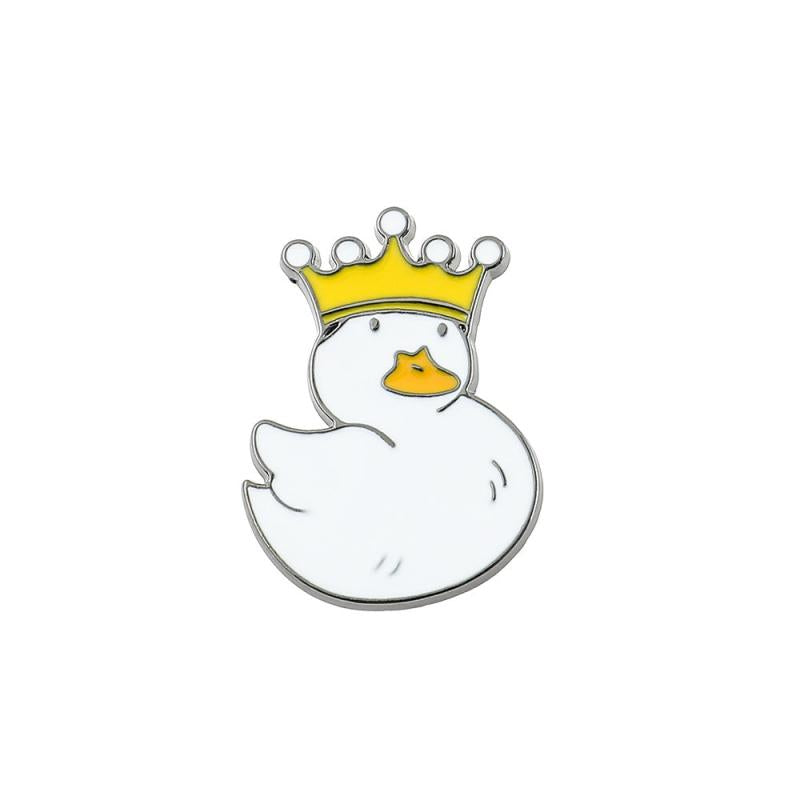 Duck Flat Billed Pin Cartoon Yellow Duck All Sports Series Metal Pin