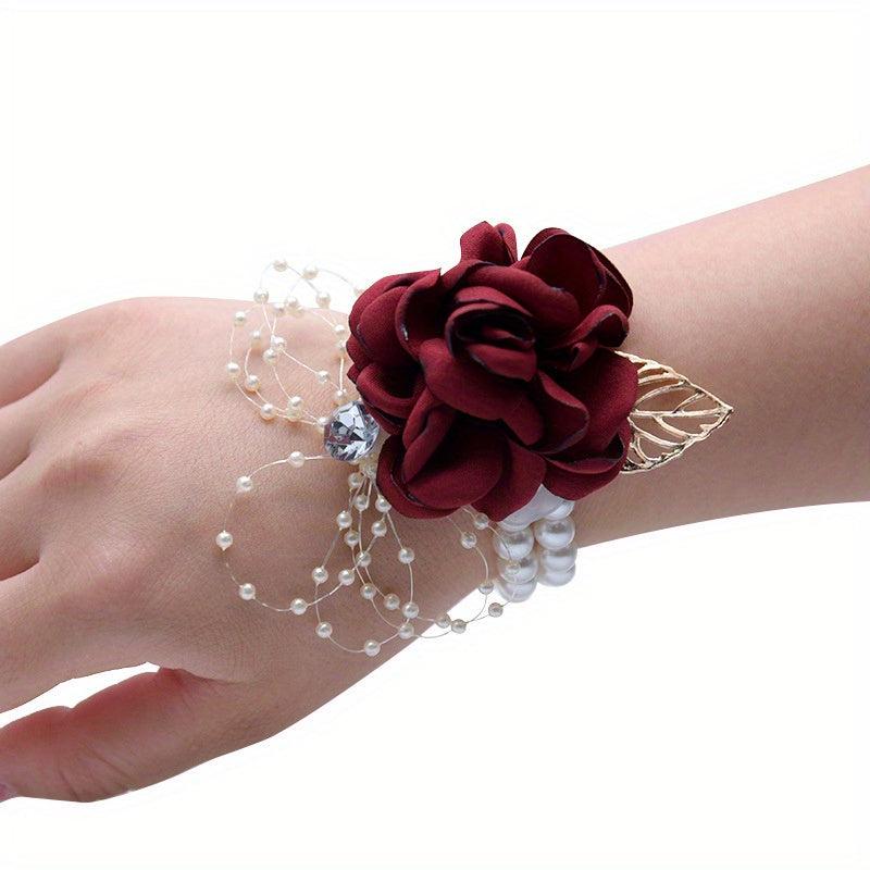 Wedding Bridal Wrist Corsage Bridesmaid Wrist Flower Corsage Flowers For Wedding