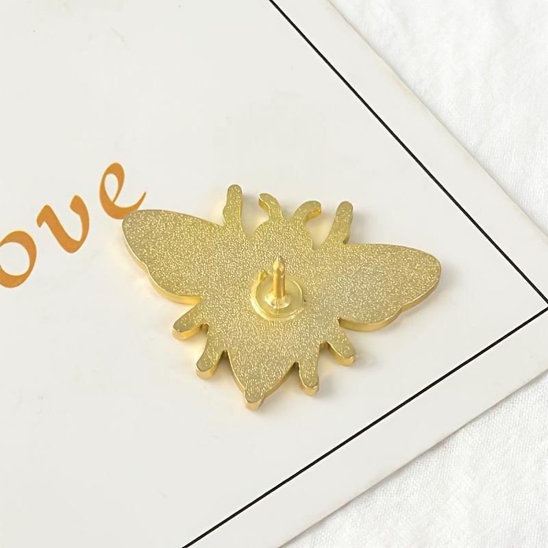 Cartoon Bee Pin Enamel Bee Oil Drop Brooch