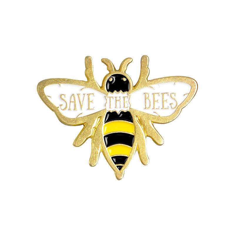 Cartoon Bee Pin Enamel Bee Oil Drop Brooch