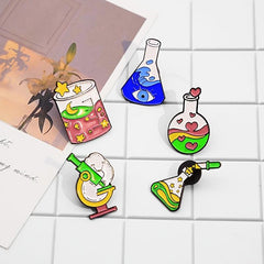 Men's Chemical Lab Brooch for Backpack