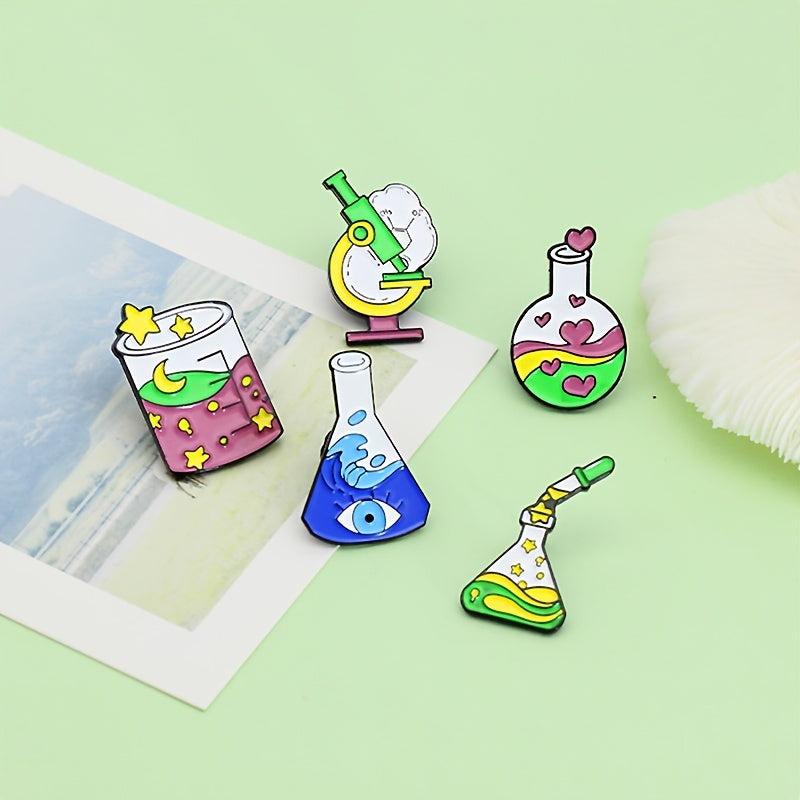 Men's Chemical Lab Brooch for Backpack