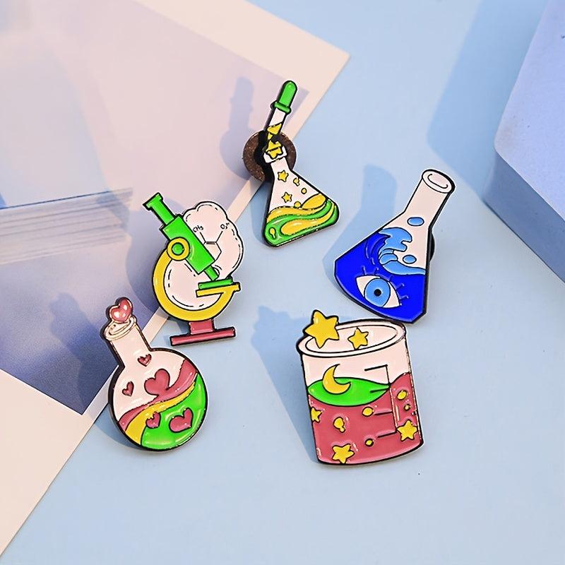 Men's Chemical Lab Brooch for Backpack
