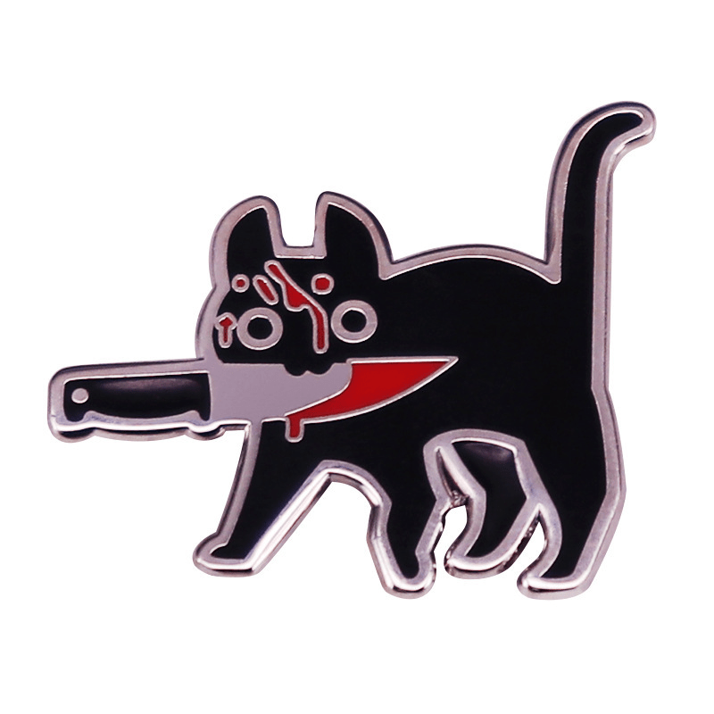 Cat With Brooch Costume Accessory