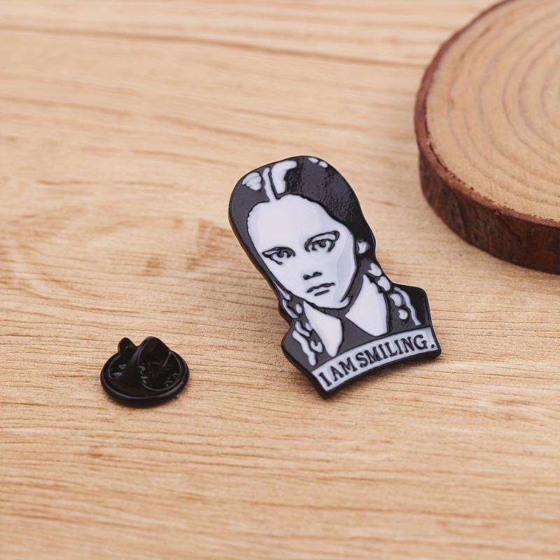 Men's Creative Braided Little Girl Brooch Y2K
