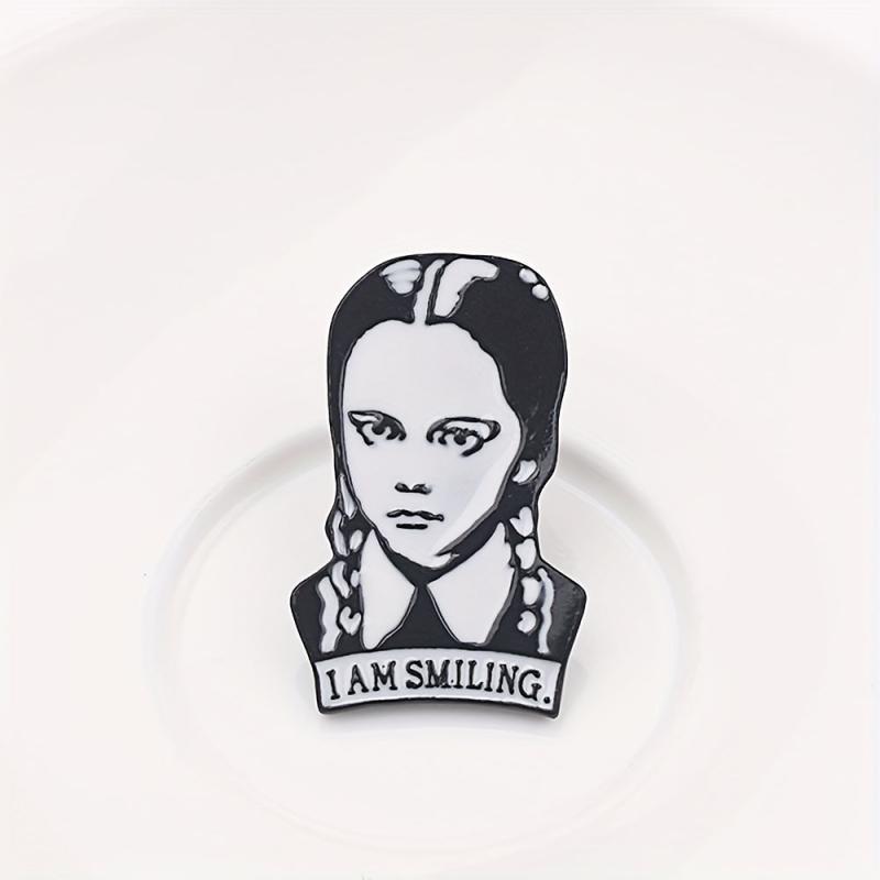 Men's Creative Braided Little Girl Brooch Y2K