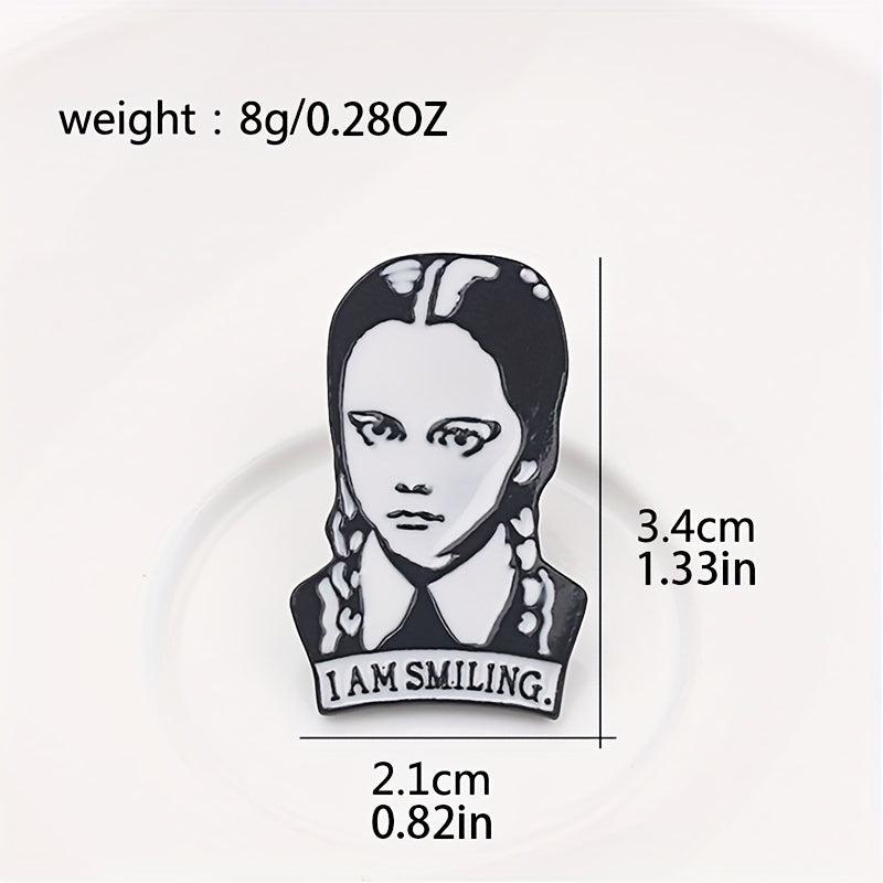 Men's Creative Braided Little Girl Brooch Y2K