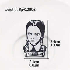 Men's Creative Braided Little Girl Brooch Y2K