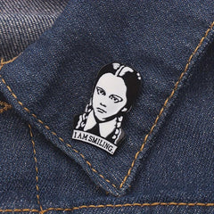 Men's Creative Braided Little Girl Brooch Y2K