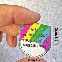 Pride Enamel Pin For Men Creative Pin For Men