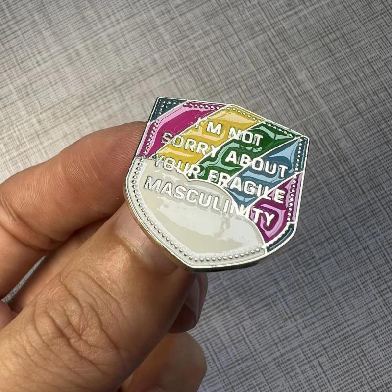 Pride Enamel Pin For Men Creative Pin For Men
