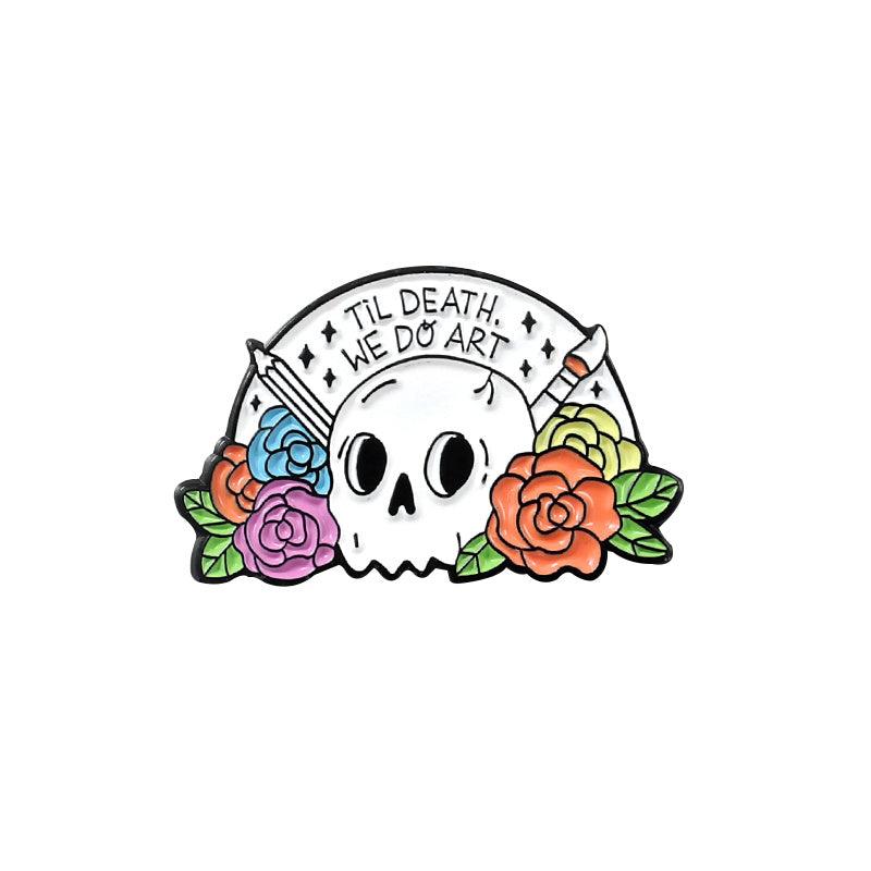 Coffin Match Brooch Cartoon Pins For Jackets