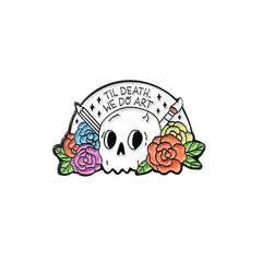 Coffin Match Brooch Cartoon Pins For Jackets