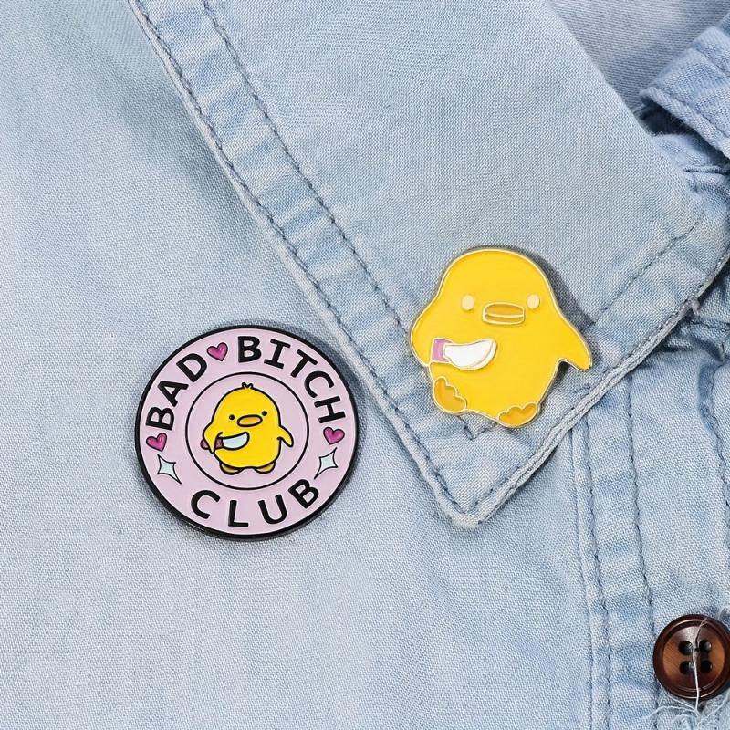 Men's Duck Brooch Animal Cartoon Brooch Gift For Boyfriend