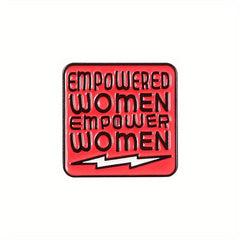Empowered Women Red Brooch