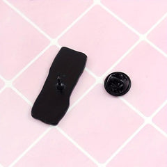 Minimalist Men's Brooch - I Believe Slogan Pin