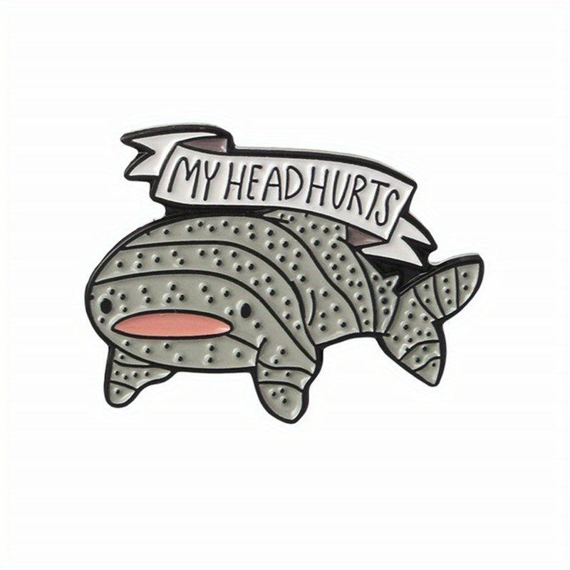 Shark Dolphin Marine Life Brooch Men's Jewelry
