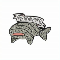 Shark Dolphin Marine Life Brooch Men's Jewelry