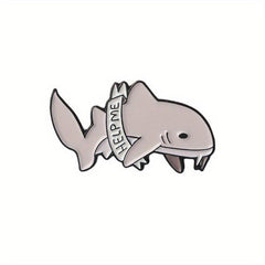 Shark Dolphin Marine Life Brooch Men's Jewelry