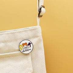 Cartoon Oil Dripping Brooch Halloween Gift Badge Movie Shirt